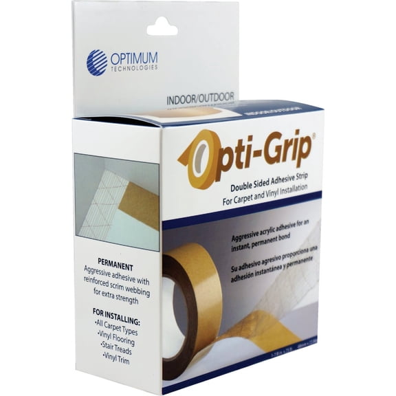 Opti-Grip Double Sided Carpet & Vinyl Adhesive - Single Pack