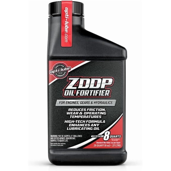 Opti-Lube ZDDP Oil Fortifier with Zinc & Friction Modifiers, 8 oz