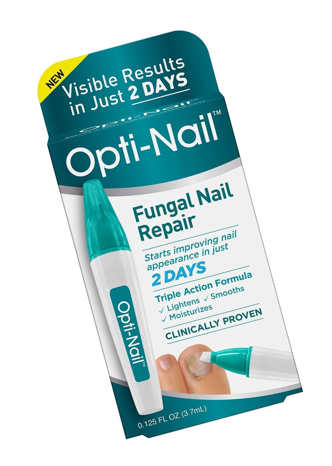 OptiNail Fungal Nail Repair Pen Results in 2 Days Triple Action