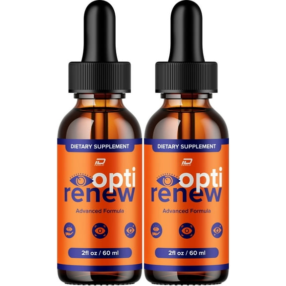 Opti Renew Liquid Drops  OptiRenew Natural Blend Healthy Organic Support, 2 Pack, 2 Month Supply