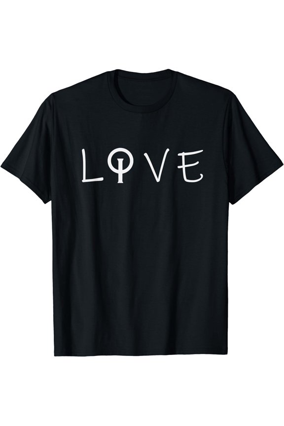Opti Sailing Junior Racing Sailboat LOVE logo Skipper Gift T-Shirt, Unisex T-Shirt