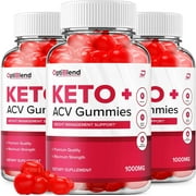 OptiBlend Keto ACV Gummies - Opti Blend Keto Gummies, 3 Pack, 180 Gummies