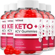 OptiBlend Keto ACV Gummies - Opti Blend Keto Gummies, 5 Pack, 300 Gummies