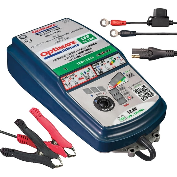 Tecmate OptiMate Lithium 4s 10A 12.8V Battery Charger & Maintainer (TM-275)