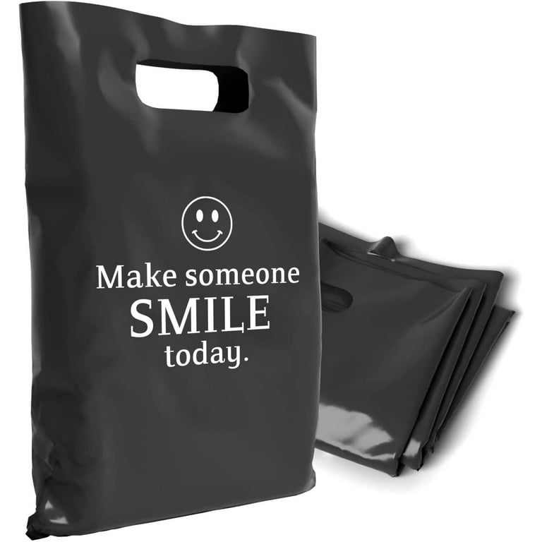 OptiPak 12x15 Merchandise Bags Plastic Bags with Handles