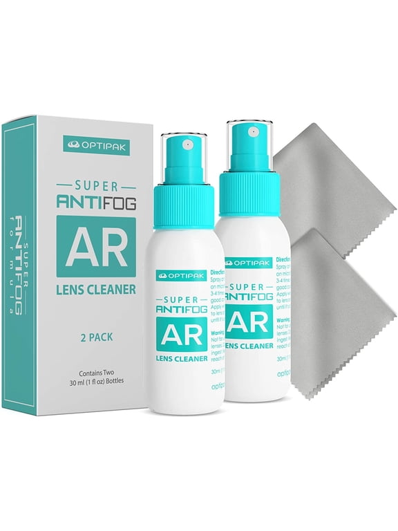 Anti Fog Spray for Glasses - Eyeglass Lens Cleaner Spray 30ml/1oz 2pk