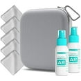 thumbnail image 1 of OptiPak Face Mask Storage Case Kit with Anti Fog Spray & Lens Cleaner Cloth Grey, 1 of 9