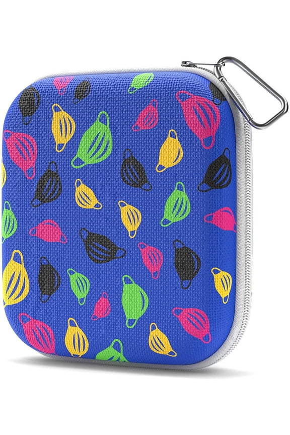 Face Mask Storage Case - Neoprene Mask Case Holder - Mask Container 1 Pack, Masks
