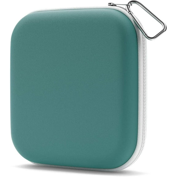 OptiPak Face Mask Storage Case - Neoprene Mask Case Holder - Mask Container 1 Pack, Teal