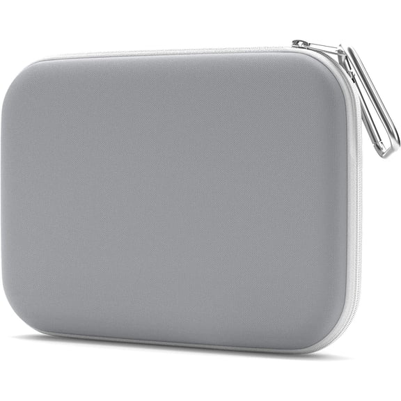 OptiPak Face Mask Storage Case - Slim Mask Case Holder - Mask Container 1 Pack, Grey