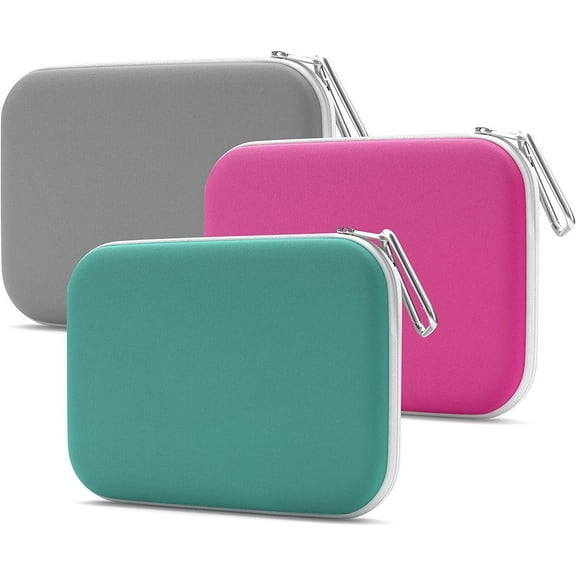 OptiPak Face Mask Storage Case - Slim Mask Case Holder - Mask Container 3 Pack, Assorted 2
