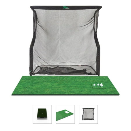 OptiShot - Golf In a Box 2 - Golf Simulator (Includes simulator, mat, & Pro Series hitting net) - Multicolor