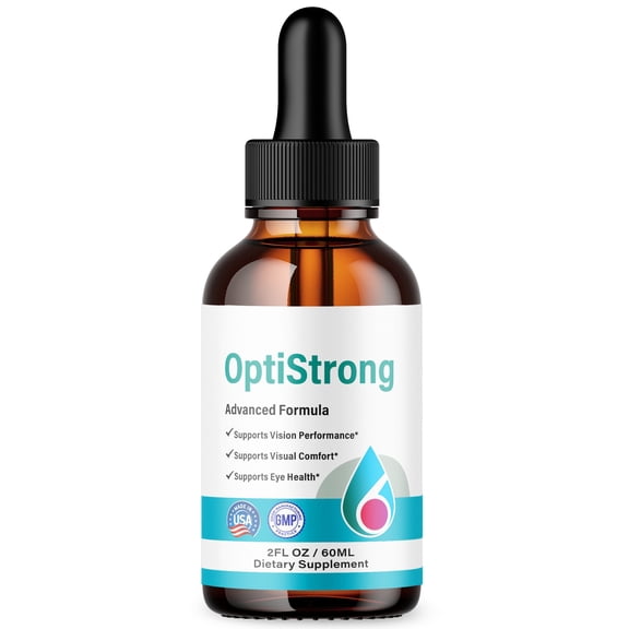 OptiStrong Vision Support Drops Advanced Formula Eye Health Supplement Opti Strong 30 Servings