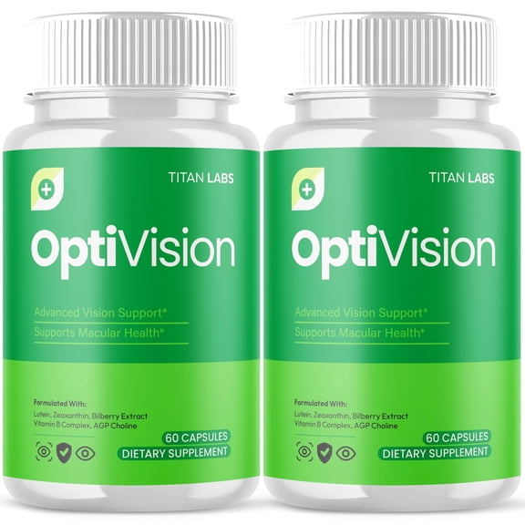 OptiVision Advanced Formula Eye Health Supplement Pills for Vision Care Opti Vision 120 Capsules