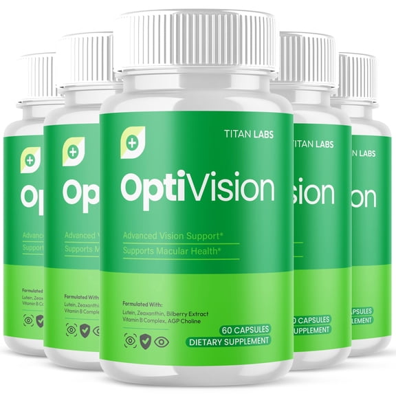 OptiVision Advanced Formula Eye Health Supplement Pills for Vision Care Opti Vision 300 Capsules