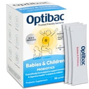 Optibac Probiotics Babies & Children - Kids Probiotic with Vitamin D for Digestive & Immune Health, 3 Billion CFU & Prebiotic - 30 Sachets
