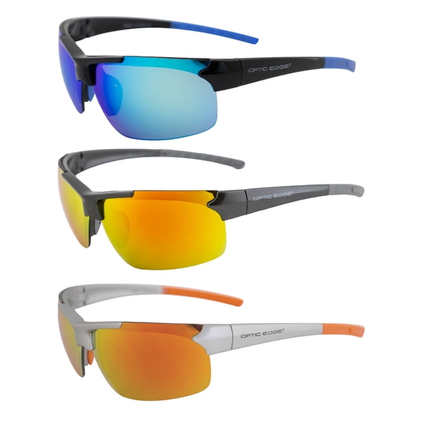 Optic Edge Frontrunner Sports & Motorcycle Sunglasses 3  display picture 3