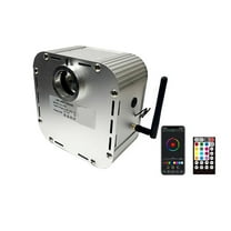 16W RGBW Bluetooth App Remote Control Fiber Optic Light Kit With 3W ...