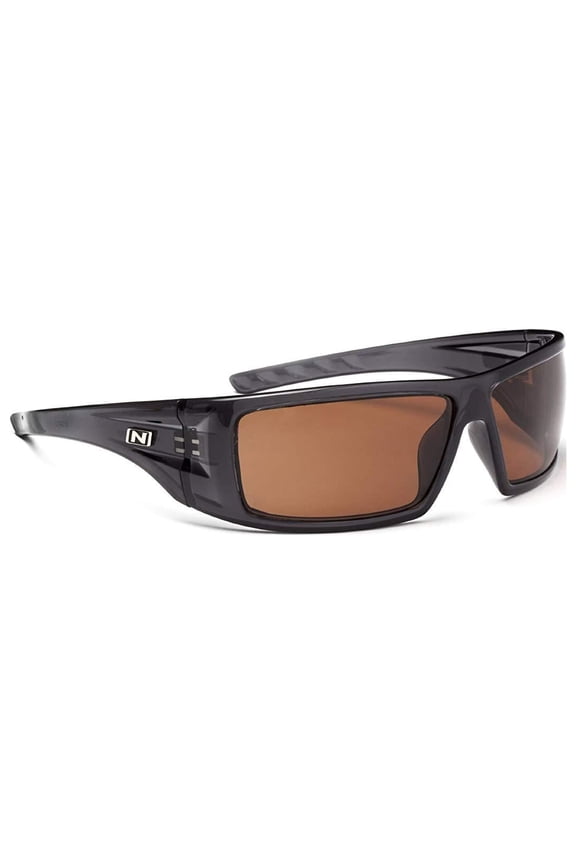 Kato Sunglasses, Crystal Gray, Polarized Copper Lens -