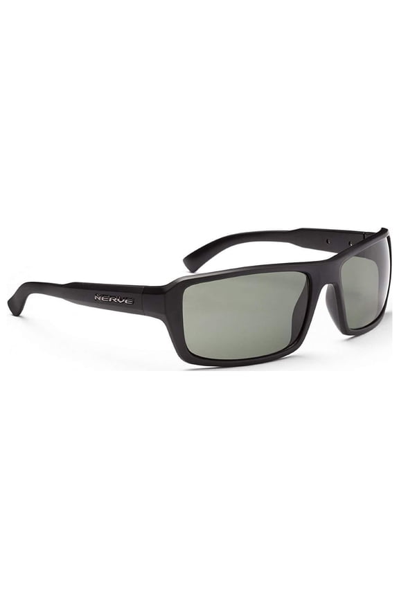 Mukai Sunglasses, Matte Black, Polarized Smoke Lens -