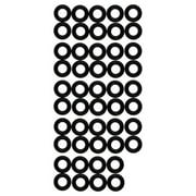 Optic Shop Eyeglass Frame Grips, Hinge Tighteners - 4mm Inside Diameter, 48 Rings in Each Package