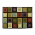 thumbnail image 1 of Optic Squares 59" x 83" Room Sized Rug, 1 of 2