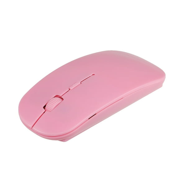 Optical 2.4G Wireless Mouse Portable Ultra-thin Mute Mouse 4 Keys Wireless Optical Mouse 1600DPI For Desktop Computer Laptop White