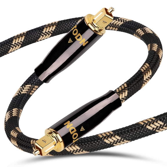 Optical Audio Cable Digital Fiber Optic Toslink S/PDIF Cable Surround Sound System for TV, PS4, Xbox, CD (3ft/1m)