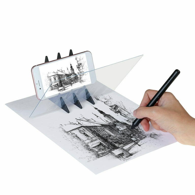 Novashion Optical Drawing Tracing Board Portable Sketching Painting Tool Animation Copy Pad No Overlap Shadow Reflection Projector -Based Toy for Children