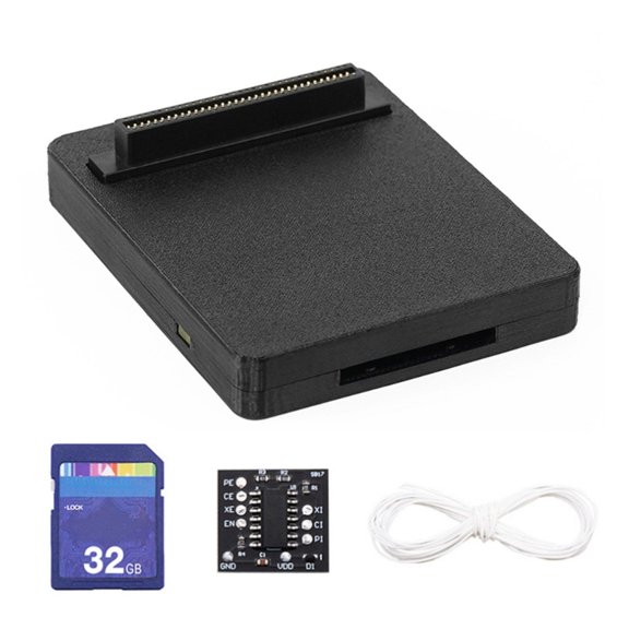 Optical Drive Emulator Kit for PS1 Retro Game Console 3D Printed Case with 32GB/64GB/128GB SD Card Gaming Accessories