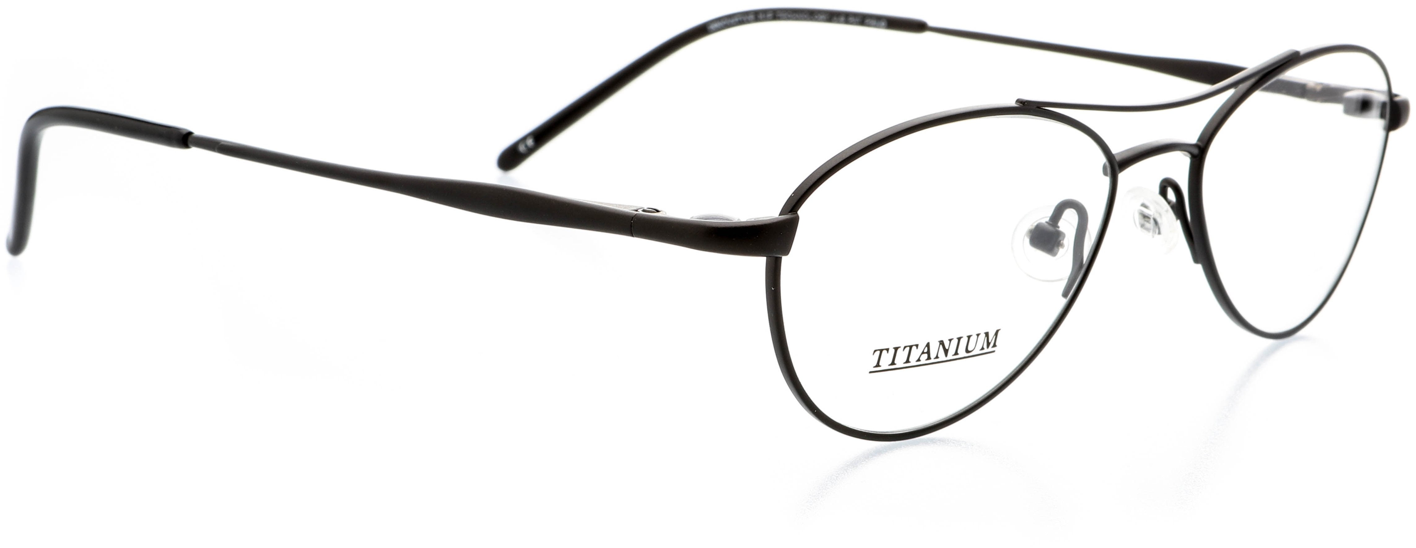 Optical Eyewear Aviator Shape, Titanium Full Rim Frame Prescription