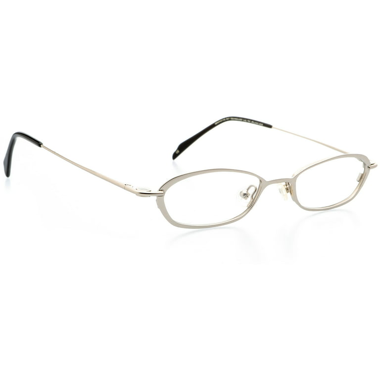Optical Eyewear - Shape, Metal Full Rim Frame - Prescription Eyeglasses RX, Platinum - Walmart.com