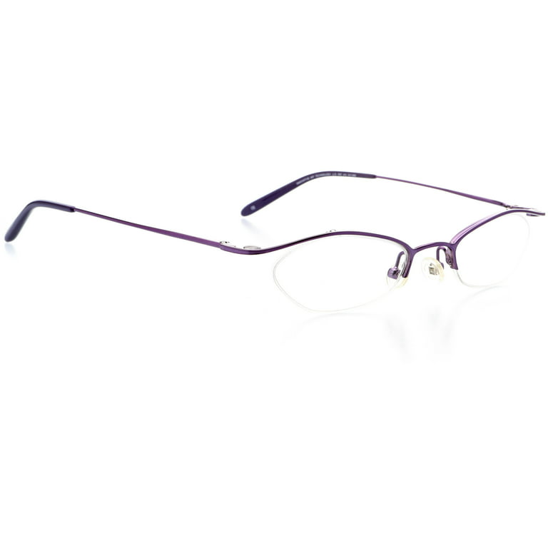 Optical Eyewear - Oval Shape, Metal Rimless Frame - Prescription