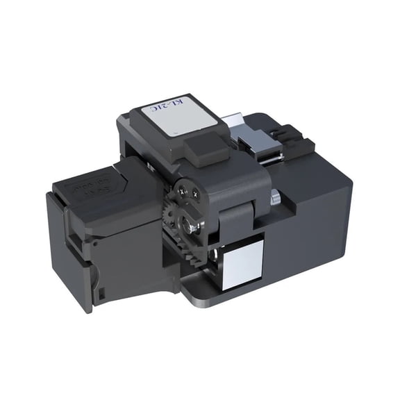Optical Fiber Cleaver KL-21C High Precision Auto Offcut Bin Cable Cutter 48000 Times Blade Life ,More Efficency