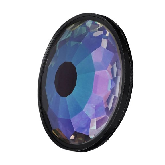 Optical Glass Prism Filter Aluminum Frame Rotating Light Control with Water Resistant Coating for Still Life Portraiture