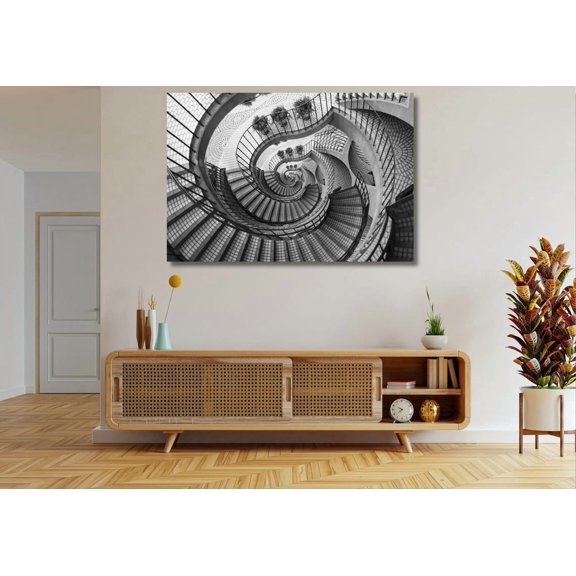 Optical Illusion Art Wall Decor Modern Home Artwork, Unframed Canvas