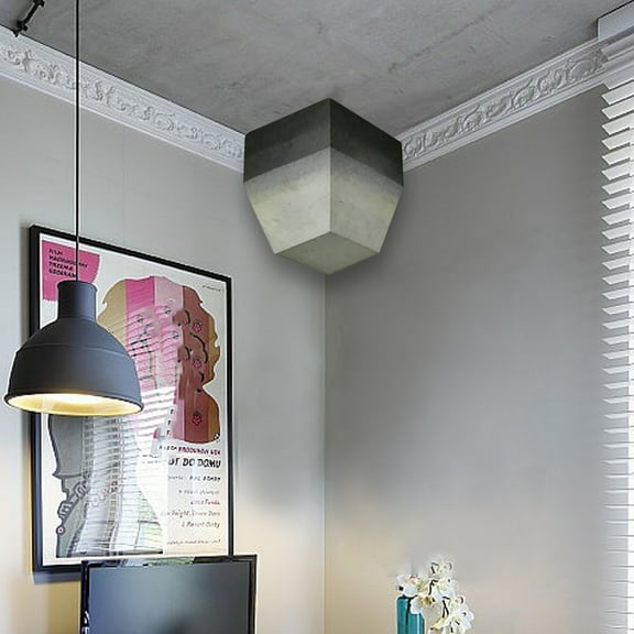 Optical Illusion Corner Wall Art Decal, 3D Stereoscopic Peel and Stick Wall Sticker, Modern Visual Art Decor for Living Room Office Creative Interior Space