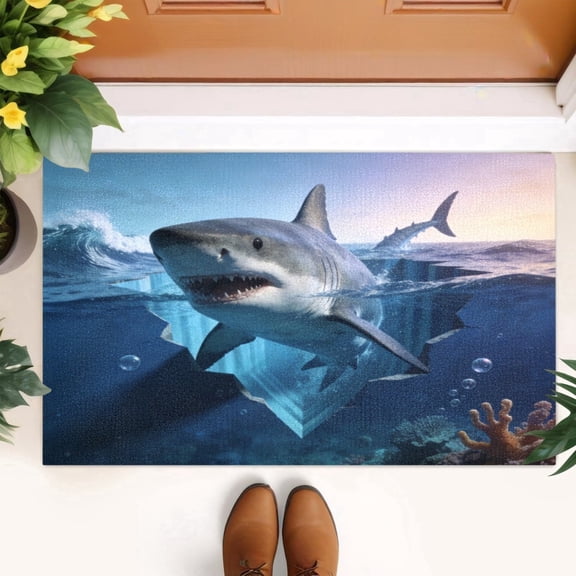 Optical Illusion Doormat, 3D Entryway Mat Optical Illusion for Bedroom, Living Room, Porch, Terrace and Entrance Decor