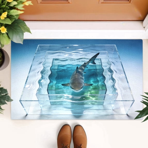 Optical Illusion Doormat, 3D Entryway Mat Optical Illusion for Bedroom, Living Room, Porch, Terrace and Entrance Decor