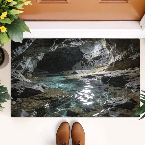 Optical Illusion Doormat, 3D Entryway Mat Optical Illusion for Bedroom, Living Room, Porch, Terrace and Entrance Decor