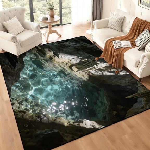 Optical Illusion Rug, 3D Rugs Optical Illusion for Bedroom, Living Room, Porch, Terrace and Entrance Decor