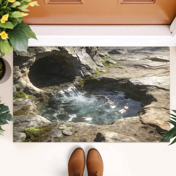 Optical Illusion Doormat, 3D Entryway Mat Optical Illusion for Bedroom, Living Room, Porch, Terrace and Entrance Decor