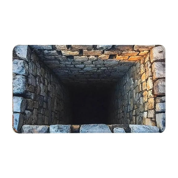 Optical Illusion Rug,Machine Washable Bath Mats,Front Door Mat,3D Rugs Optical Illusion,3D Illusion Rug Hole,Optical Illusion Rug Hole,3D Hole Illusion Rug,Kitchen Mats for Floor,1PC,31.4"x19.6"