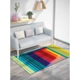thumbnail image 1 of Optical Illusion Rugs, Easy to Clean Rug, Saloon Rug, Colorful 3d Effect Rug, Accent Rug, Hypnotic Rug, Modern Rugs, Modern Rug, Red Rug, 2.3'x3.3' - 70x110 cm, 1 of 8