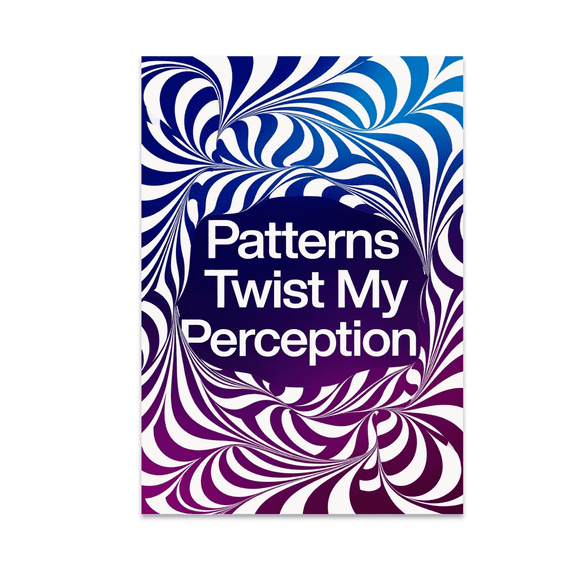 Optical Illusion Wall Art - Home Decor Enthusiast - 13x19 Poster Print