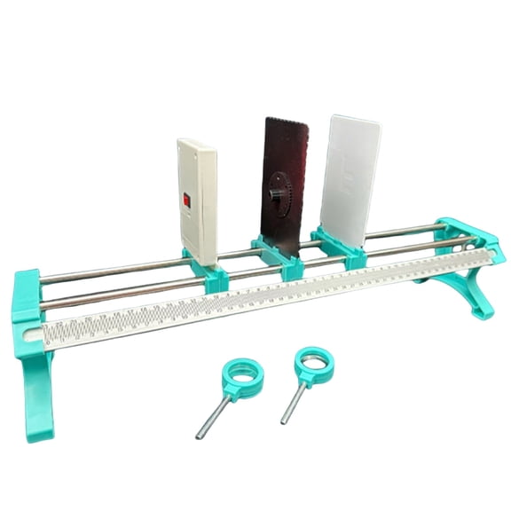 Optical Instruments Experiment Kit for Middle School Physics Optical Bench Scaled Rails for Easy Observations and Safe Learning Suitable for Physics Experiments