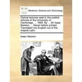 thumbnail image 1 of Optical Lectures Read in the Publick Schools of the University of Cambridge, ... 1669. by ... Sir Isaac Newton, ... Never Before Printed. Translated I Paperback, 1 of 1