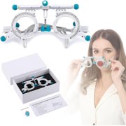 Optical Optic Trial Lens Frame PD 48-80mm Eye Optometry Optician, Adjustable Temple Length And Nose Rest,Universal Titanium Optic Trial Eye Optometry Test Optician