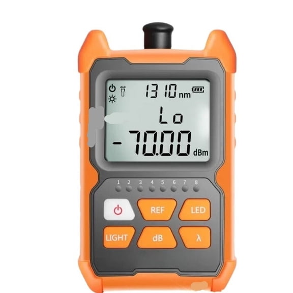 Optical Power Meter 2 In 1 LED Lighting OPM Network Test Fiber Optic Cable Tester Tools Dry battery ,Quality Assurance