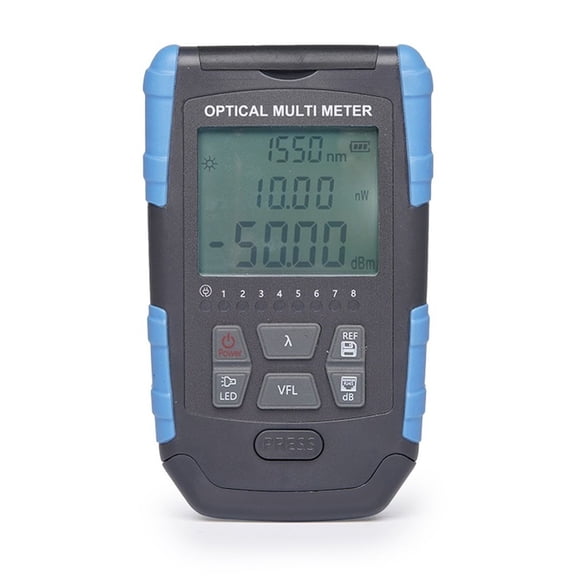 Optical Power Meter -50~+26dBm 4 In 1 Multifunction Fiber Network Cable Tester Visual Fault Locator 15MW ,Easy Use